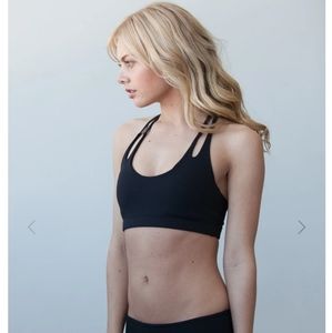 EUC Montiel Teardrop Bra Black Size XS